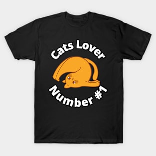 Cats Lover Number #1 T-Shirt